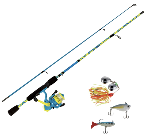 Eagle Claw Brave Spinning Combo with Tackle – 2/pc ~ 5′